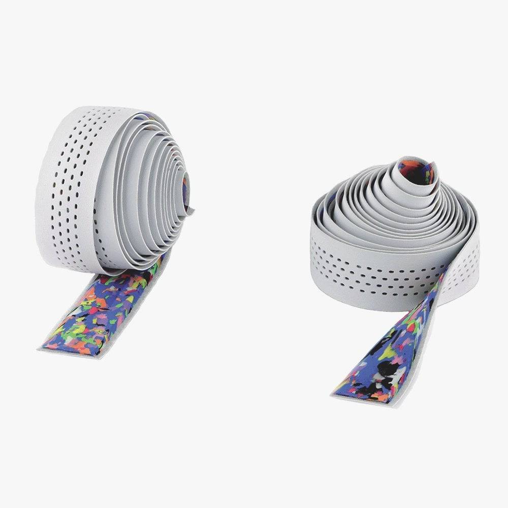 Cinelli Caleido bar tape with multi-density eco-leather and vibration damping for bicycle handlebar grip.