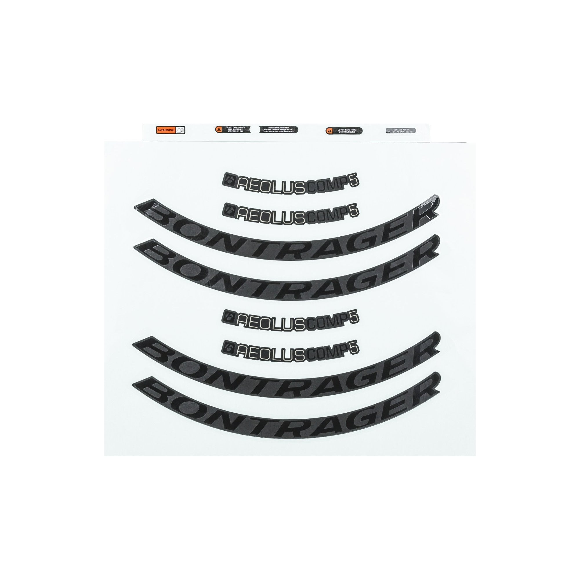 Bontrager Aeolus Comp Rim Decal Sets Wheel Spares