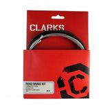 Clarks Universal S/S Front & Rear Brake Cable Kit W/P2 Black Outer Casing: Spares & Accessories