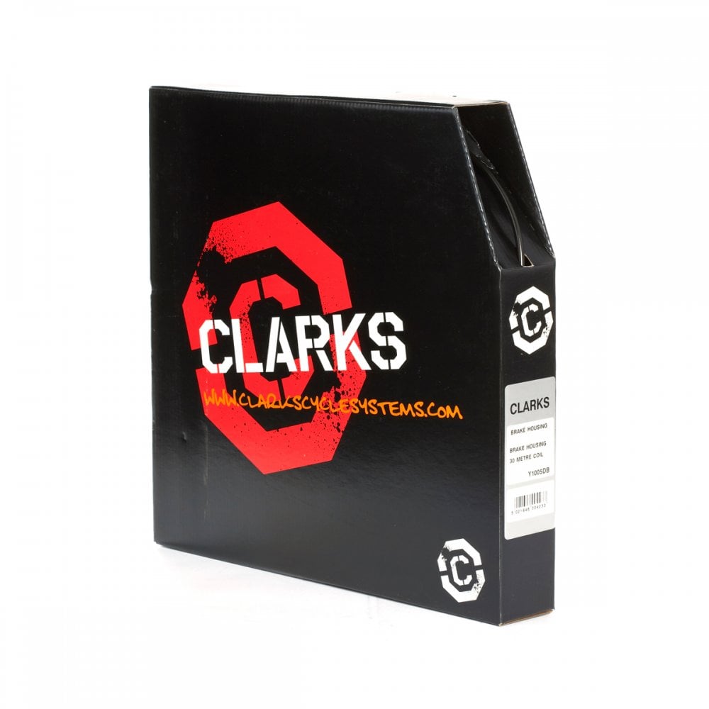 Clarks Universal Brake Outer Casing 2P Type 30M Dispenser Box Black: Spares & Accessories