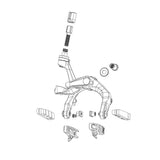 Sram Rim Brake Spare Part Overcoat (Boot Only) Qty 2: Spares & Accessories