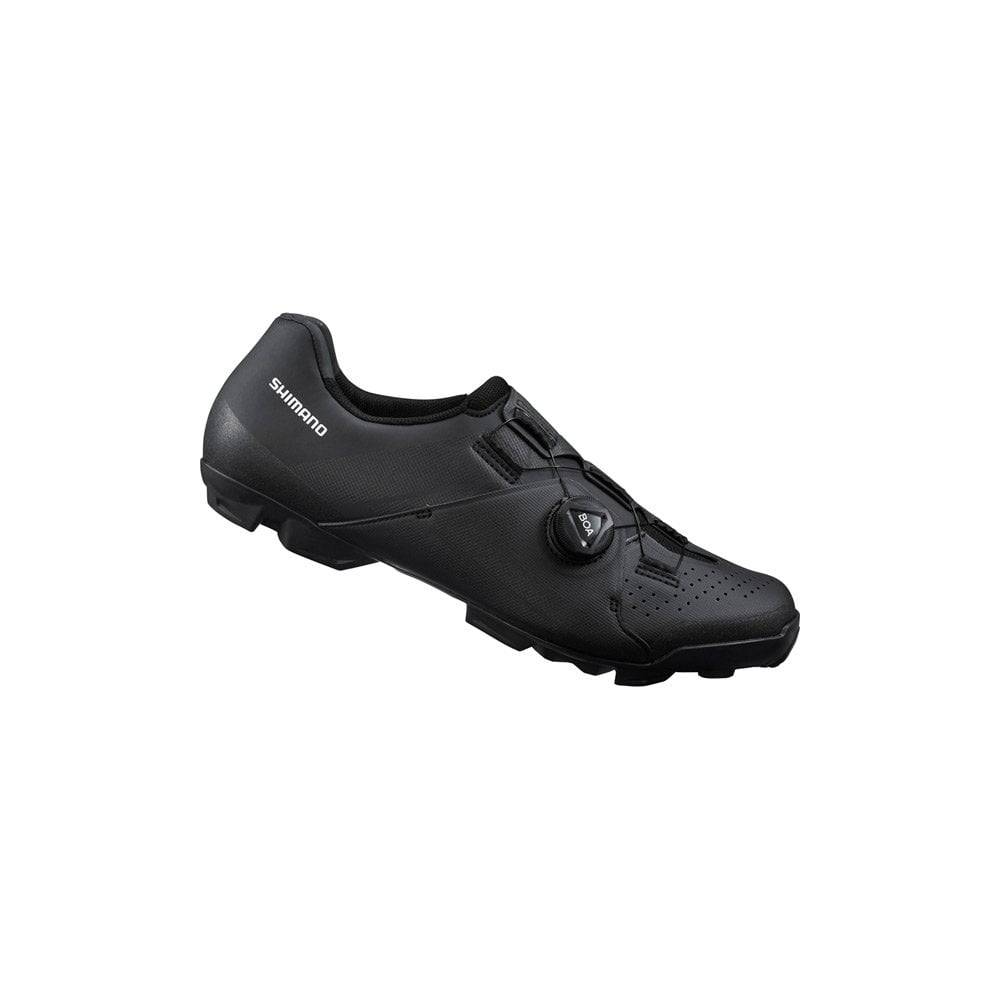 Shimano XC3 women's MTB cycling shoes with SPD cleats and off-road performance, designed for mountain biking.