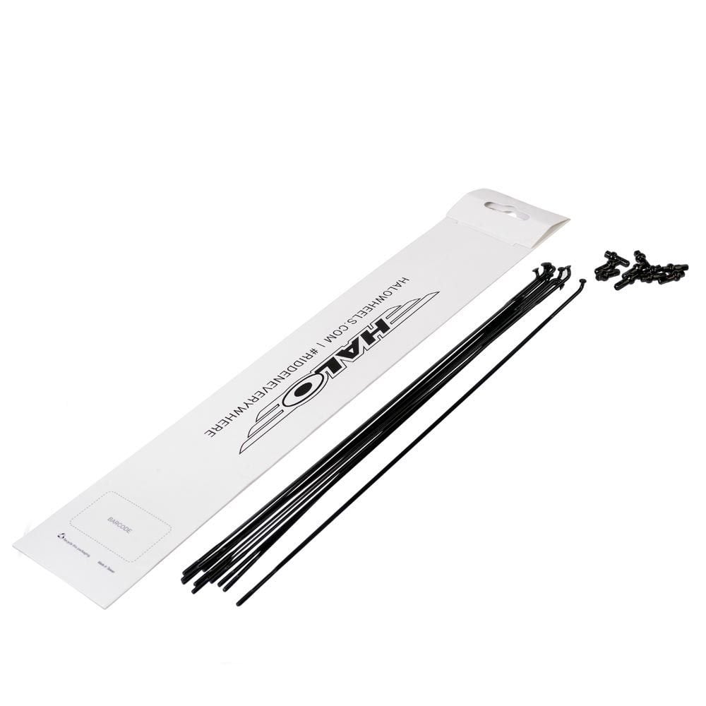 Halo Aeroblade Black Anti-Scratch Spokes