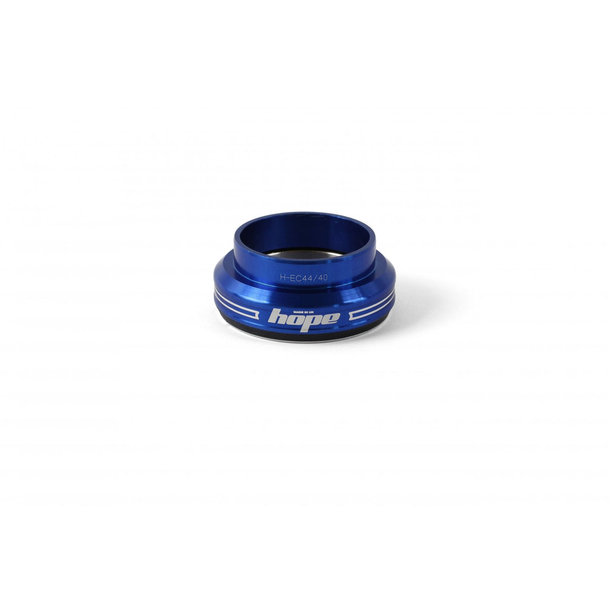 Hope Pick N Mix H-Bottom 1.5 traditional bike headset for precise steering, showing the black component with threading and branding.