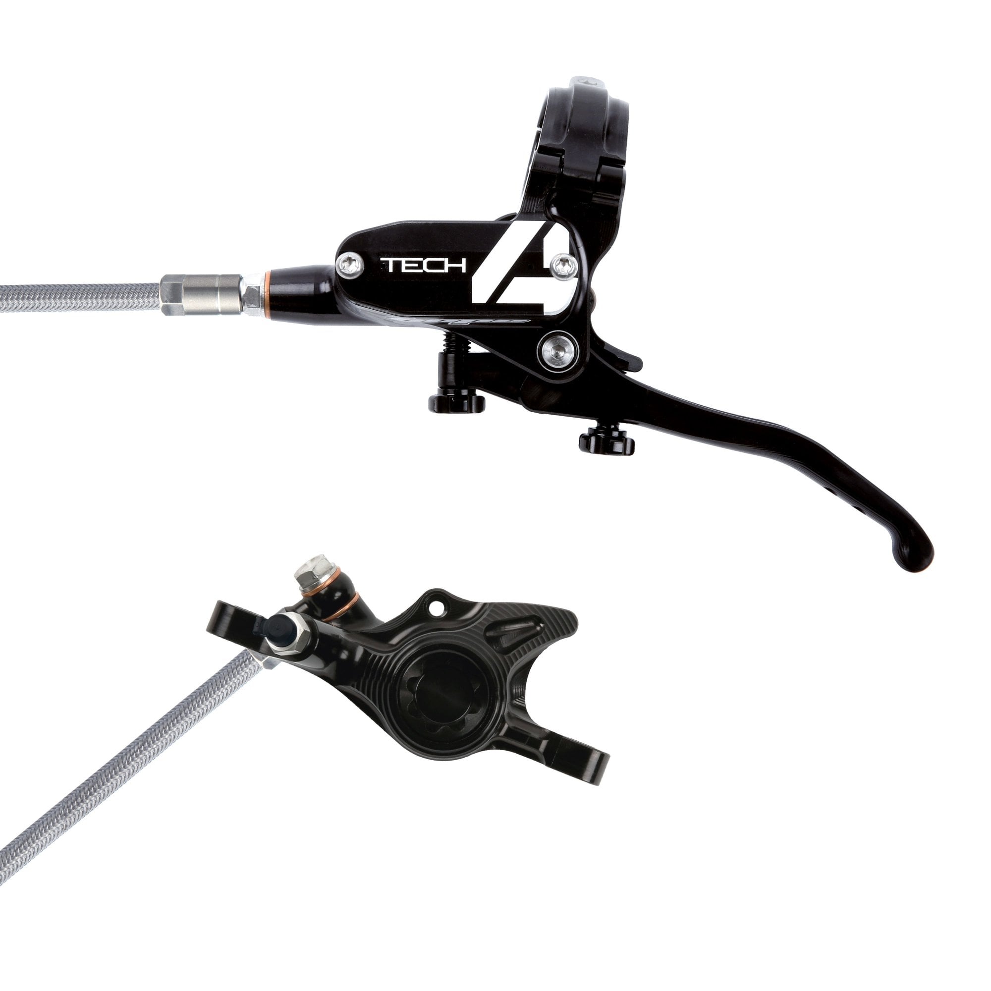 Hope Tech 4 X2 - No Rotor - Braided Brakes