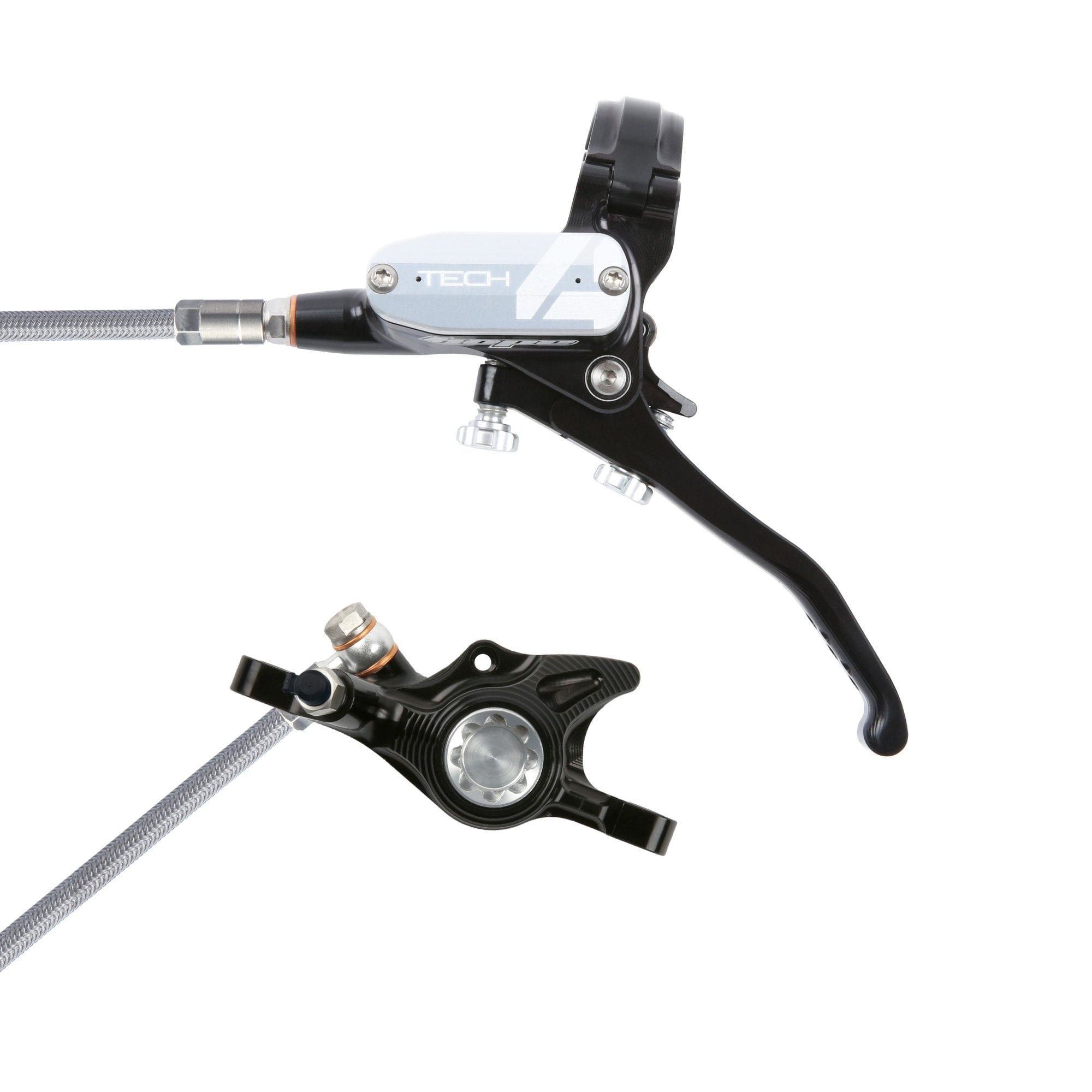 Hope Tech 4 X2 - No Rotor - Braided Brakes