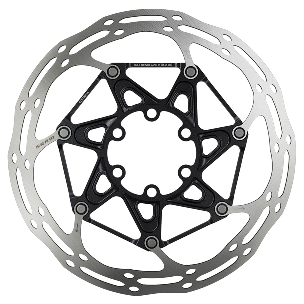 Sram Rotor Centerline 2 Piece (Includes Steel Rotor Bolts) Rounded 6 Bolt Rotors
