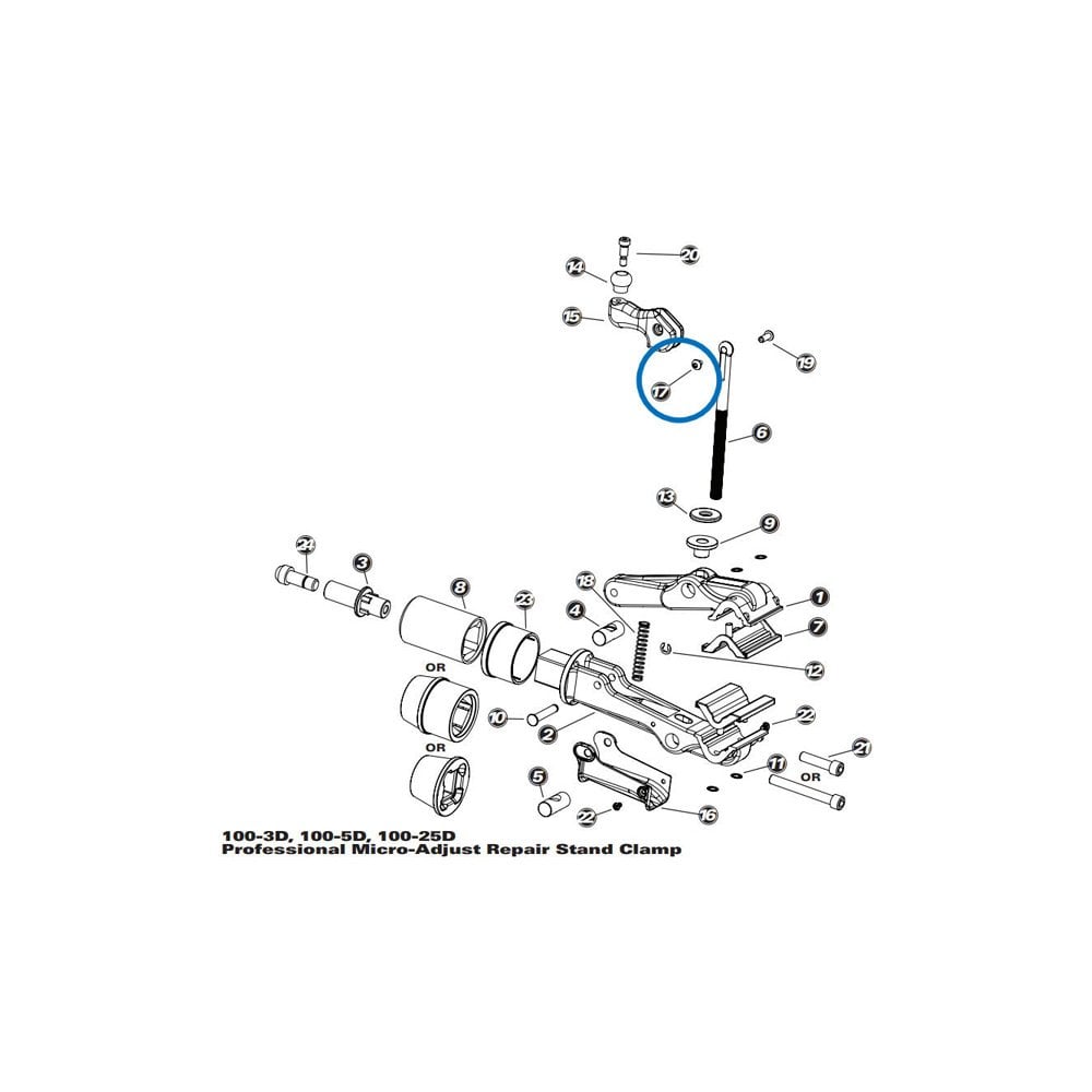 Park Tool HANDLE SCREW CAP - 100-3D/5D/25D, 100-7X
