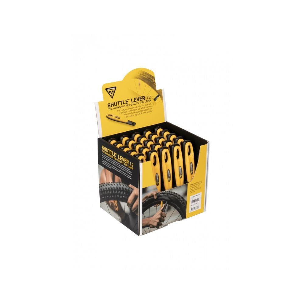 Topeak Tyre Levers - Shuttle Levers 1.2 - 25pc Display