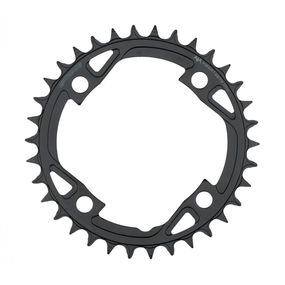FSA Chainrings (e-Bike) - Ebike Steel Chainring 1x12 104BCD - Colour: Black, Chain Ring Size: 42T