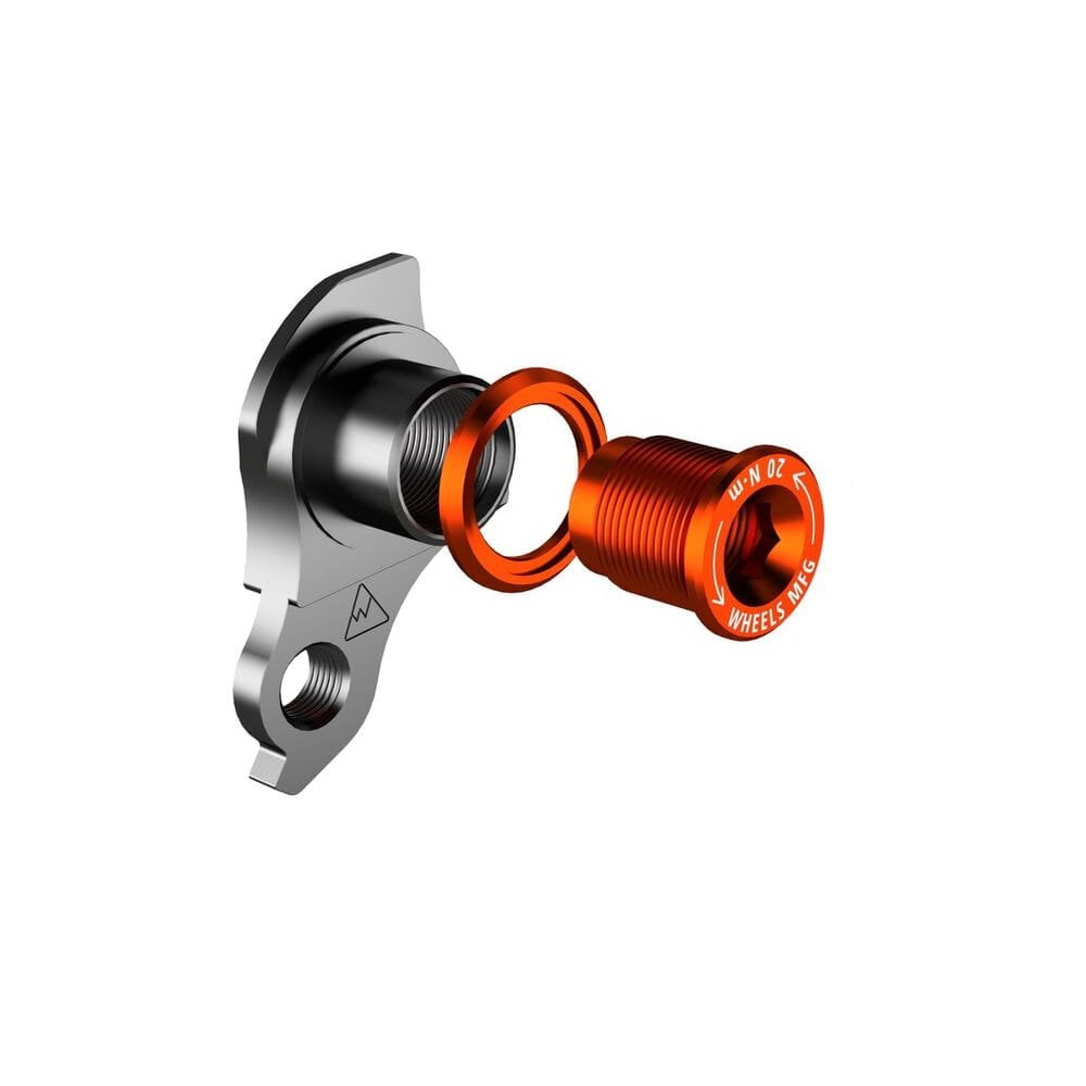 Wheels Manufacturing Replaceable Derailleur Hanger / Dropout 404-3 Orange Bolt Hanger