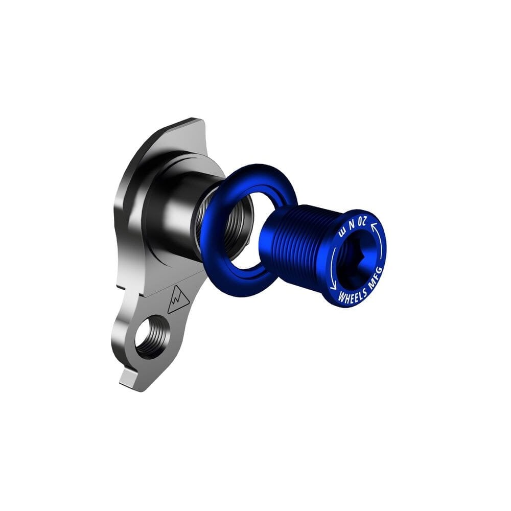 Wheels Manufacturing Replaceable Derailleur Hanger / Dropout 487-6- Blue Bolt Hanger