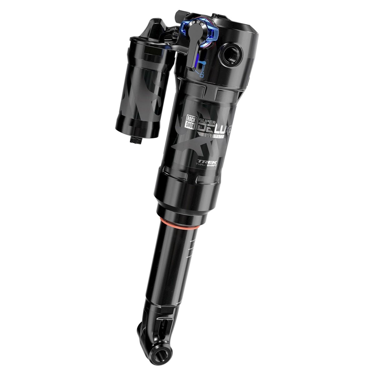 Rock Shox Rear Shock Super Deluxe Thru Shaft Rct (230X57.5) 0Neg Progressive 0Pos Mreb/Mcomp 380 Lockout Trunnion/Yoke (No Hardware Included) Rail 2021+ C1 Rear Shock