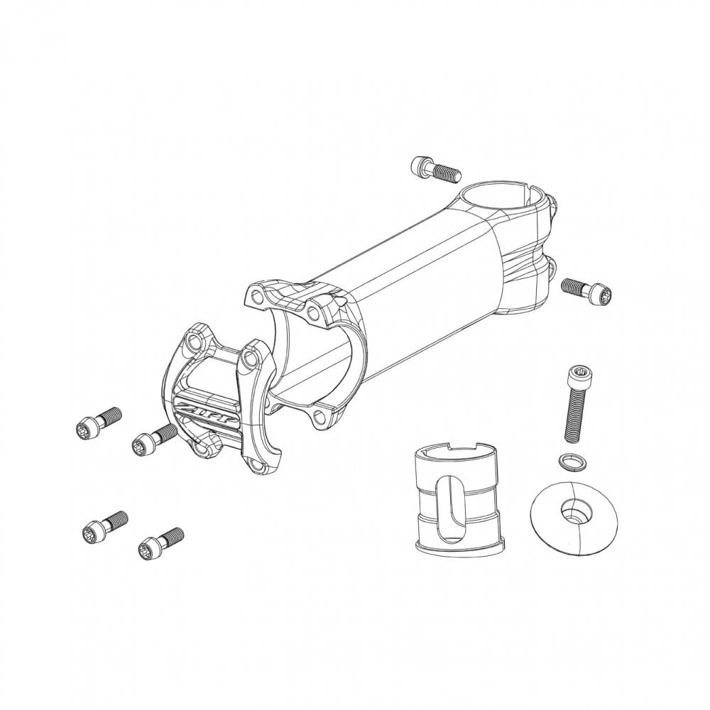 Sram Spare - Combo Mount For Action Camera And Frontlight For Quickview Integrated Road Computer Mount (Including Bolts) Wheel Spares