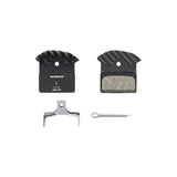 Shimano J05A-Rf Disc Pads And Spring Alloy Back With Cooling Fins Resin Disc Pads
