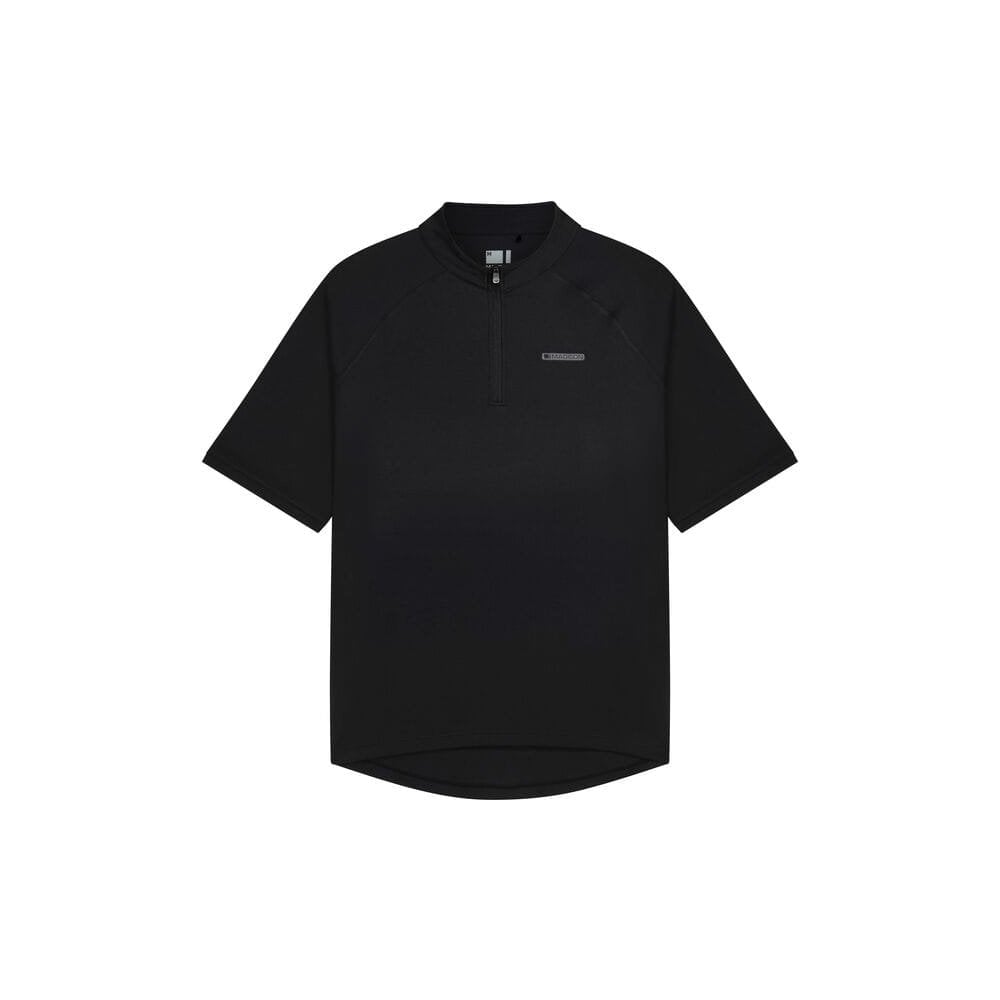 Madison men's short sleeve cycling jersey with rear pockets, reflective inserts, and lightweight breathable fabric.
