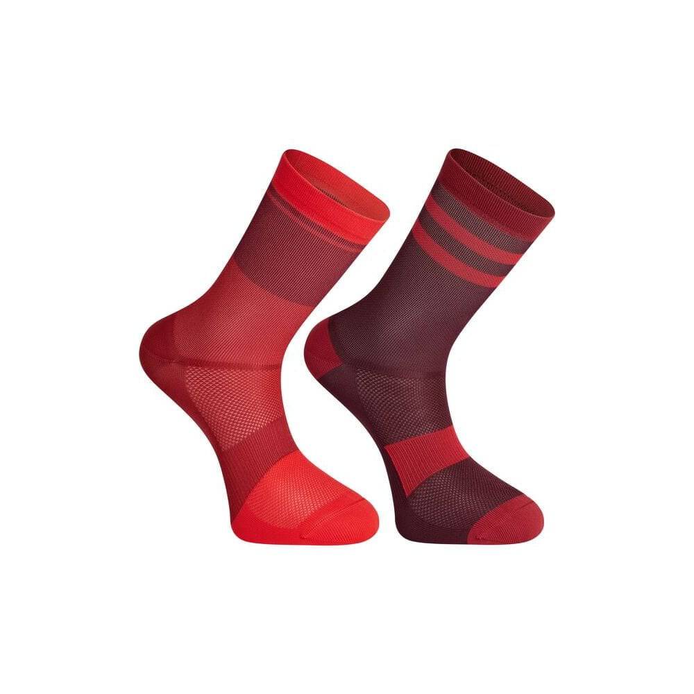 Pair of Madison Sportive Mid Socks in a twin pack, featuring breathable and durable fabric for comfortable daily wear.
