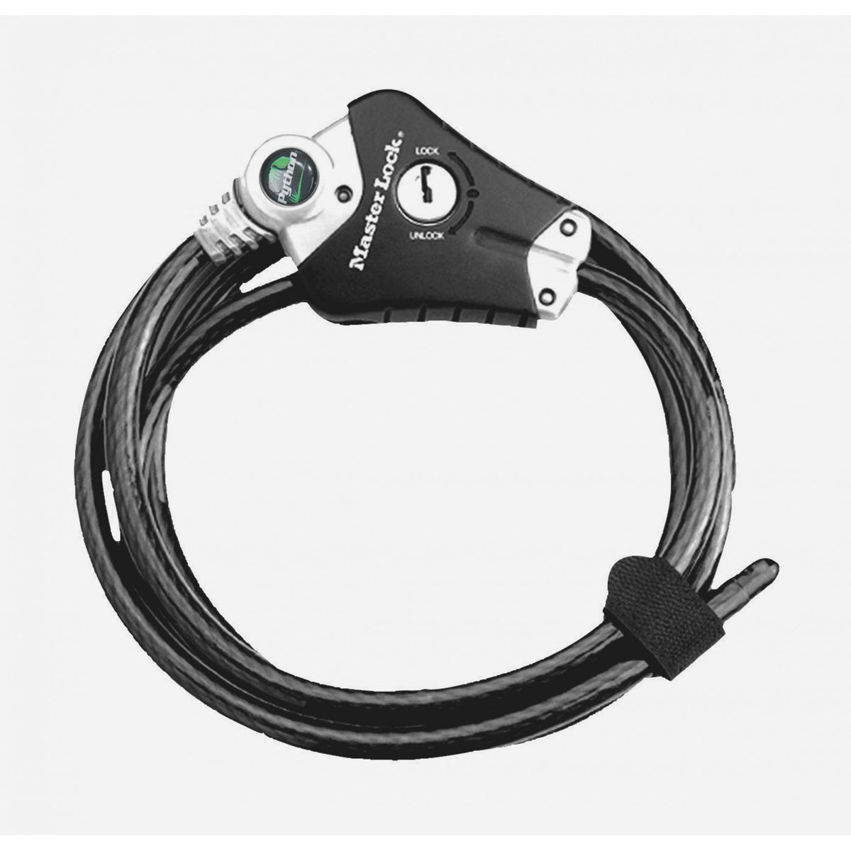 Master Lock Cable Locks - Python Adjustable Locking Cable 1800 x 10mm [8428] Grey