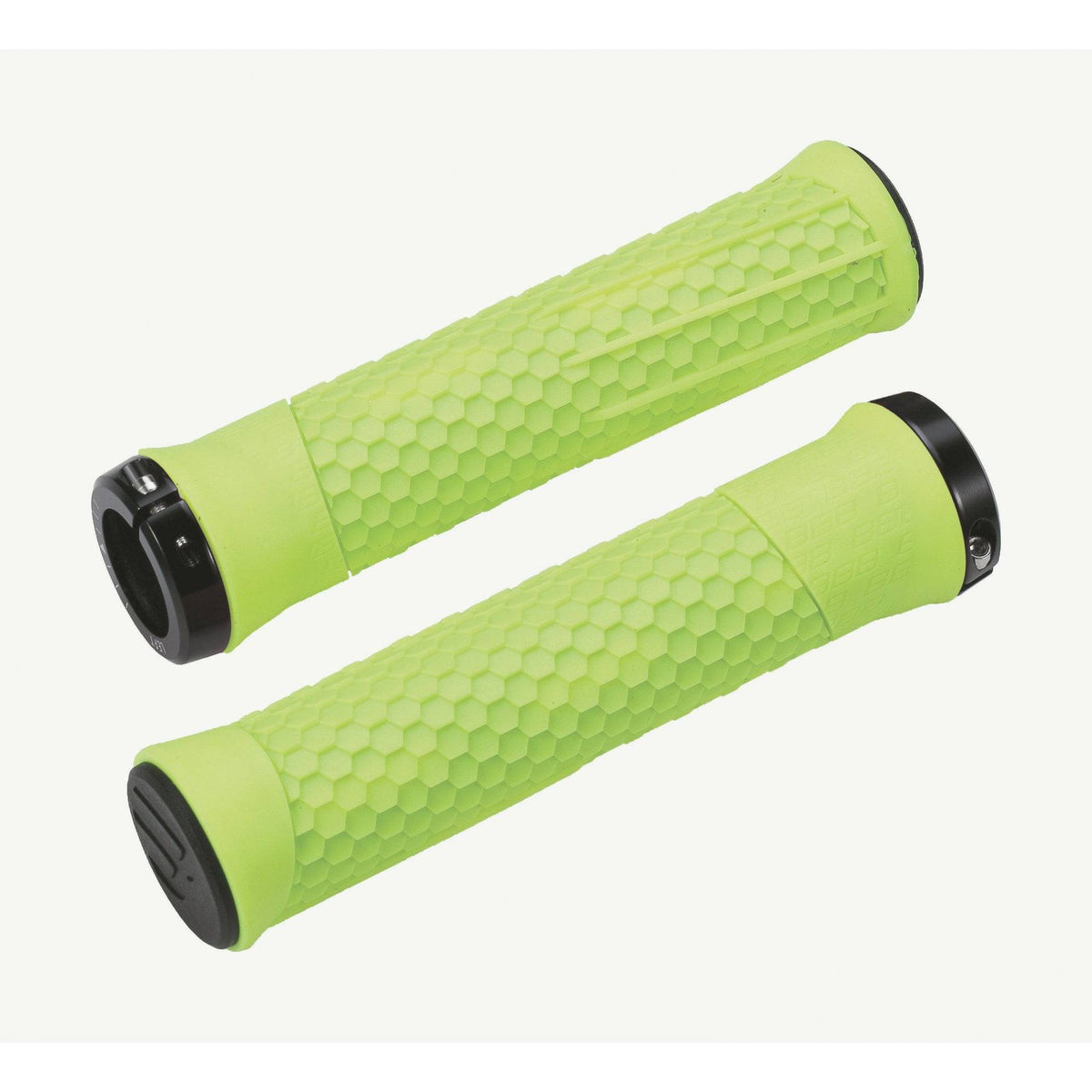 BBB Python Grips BHG-95 mountain bike handlebar grips with lockring, slip-resistant rubber for secure mountain biking control.