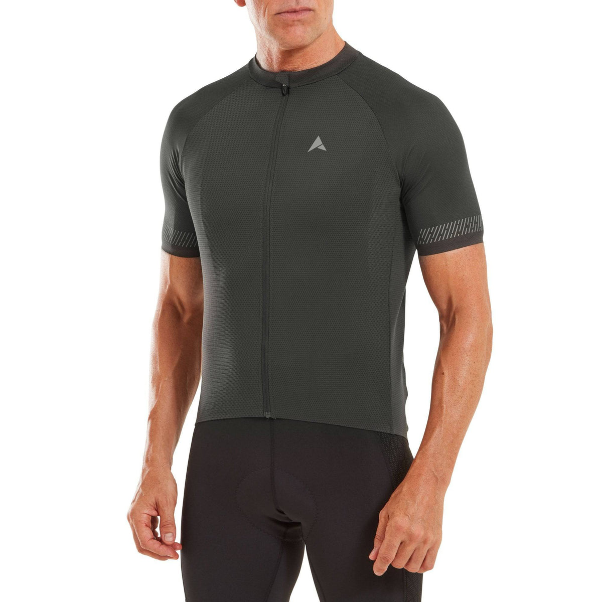 Altura Endurance men's cycling jersey with short sleeves, 6 pockets, and reflective details, designed for comfortable riding.