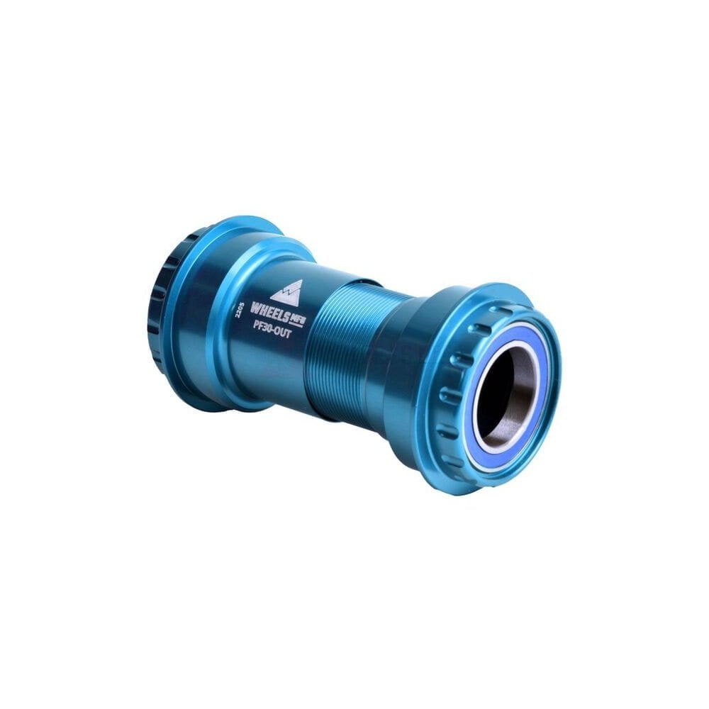 Wheels Manufacturing Pf30 Outboard Abec-3 Bearings For 24Mm Cranks Teal Bottom Bracket