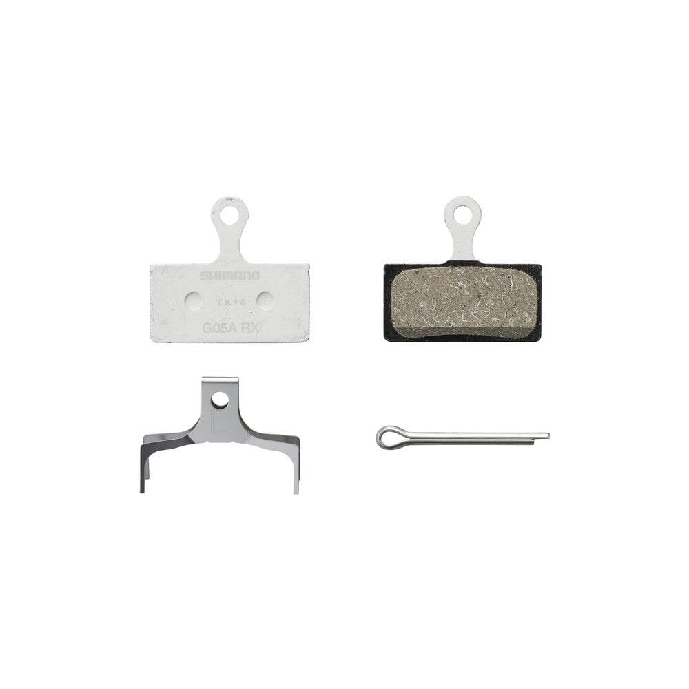 Shimano G05A-Rx Disc Pads And Spring Alloy Back Resin Disc Pads