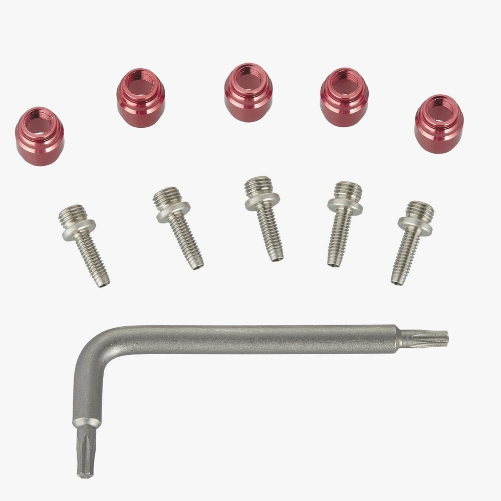 Sram Disc Brake Brake Spares Lever Hydraulic Disc Brake Hose Fitting Kitincludes 5 Threaded Hosebarbs 5 Red Comp Fittings 1 T8 Torx) Qty 5 Spares & Accessories