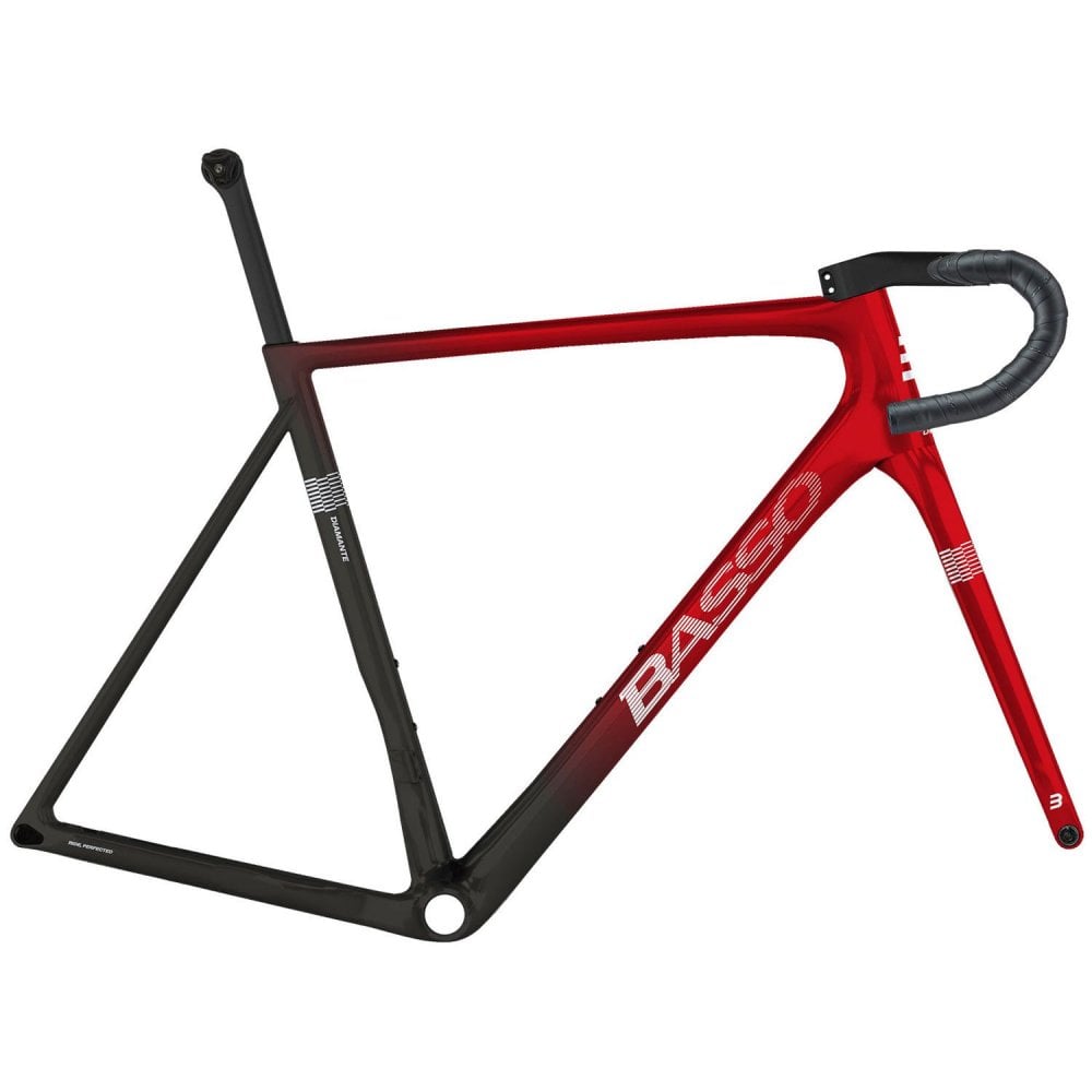 Basso Diamante Disc Frameset Red Fade Road Frameset