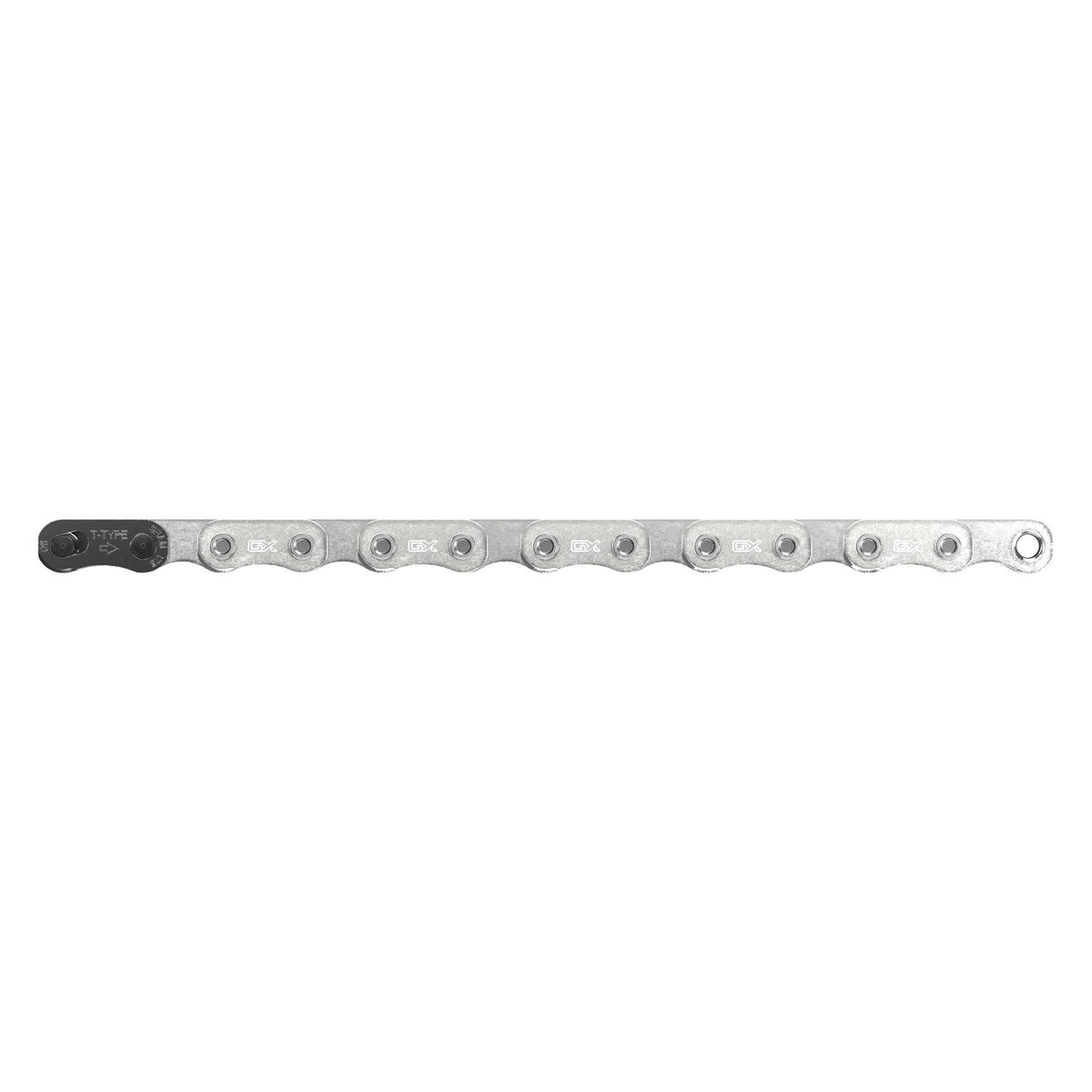 Sram Chain Gx T-Type Eagle Solidpin 126 Links W/Powerlock T-Type 1Pc: Silver 12 Speed Chain