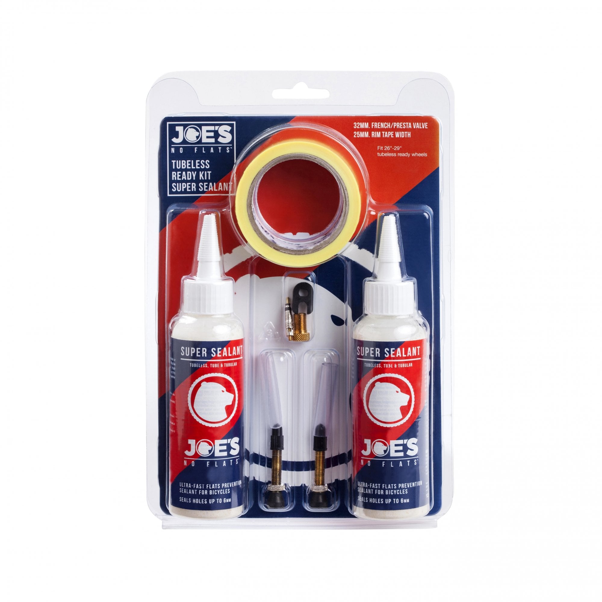 Joe'S No Flats Tubeless Ready Kit (Super Sealant) Tubeless