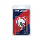 Joe'S No Flats Tubeless Anodized Black Presta Valves (Pair) Tubeless
