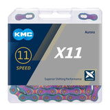 Kmc X11 Aurora Blue 118L Chain