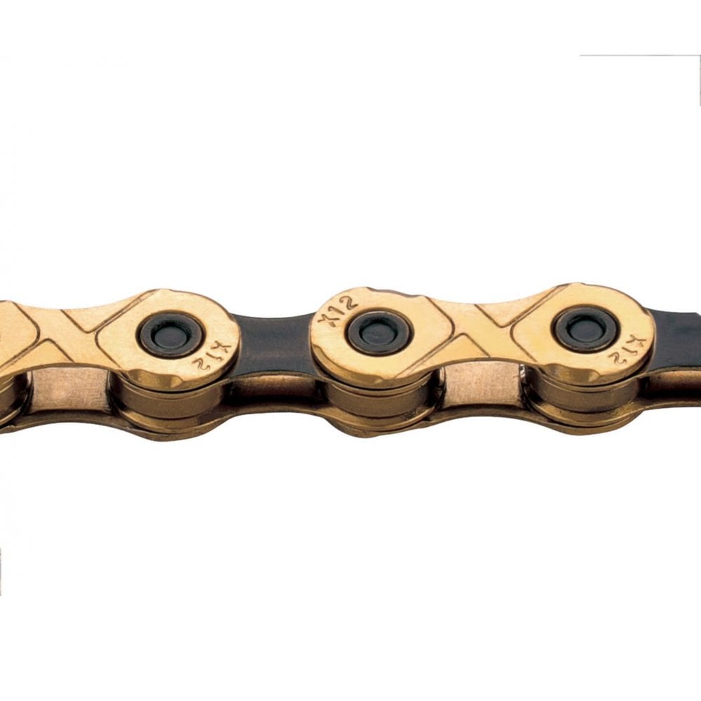 Kmc X12 Black/Gold Chain 126L Chain