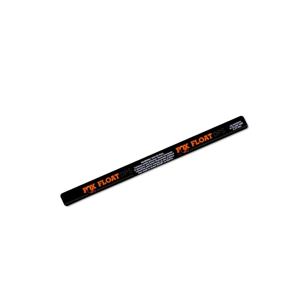 Fox Float Dual Travel 2 Airsleeve Decal Small Spares & Accessories