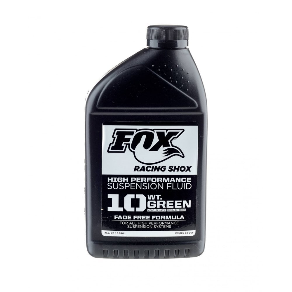 Fox 10 Weight Green High Performance Suspension Fluid 32Oz Spares & Accesories