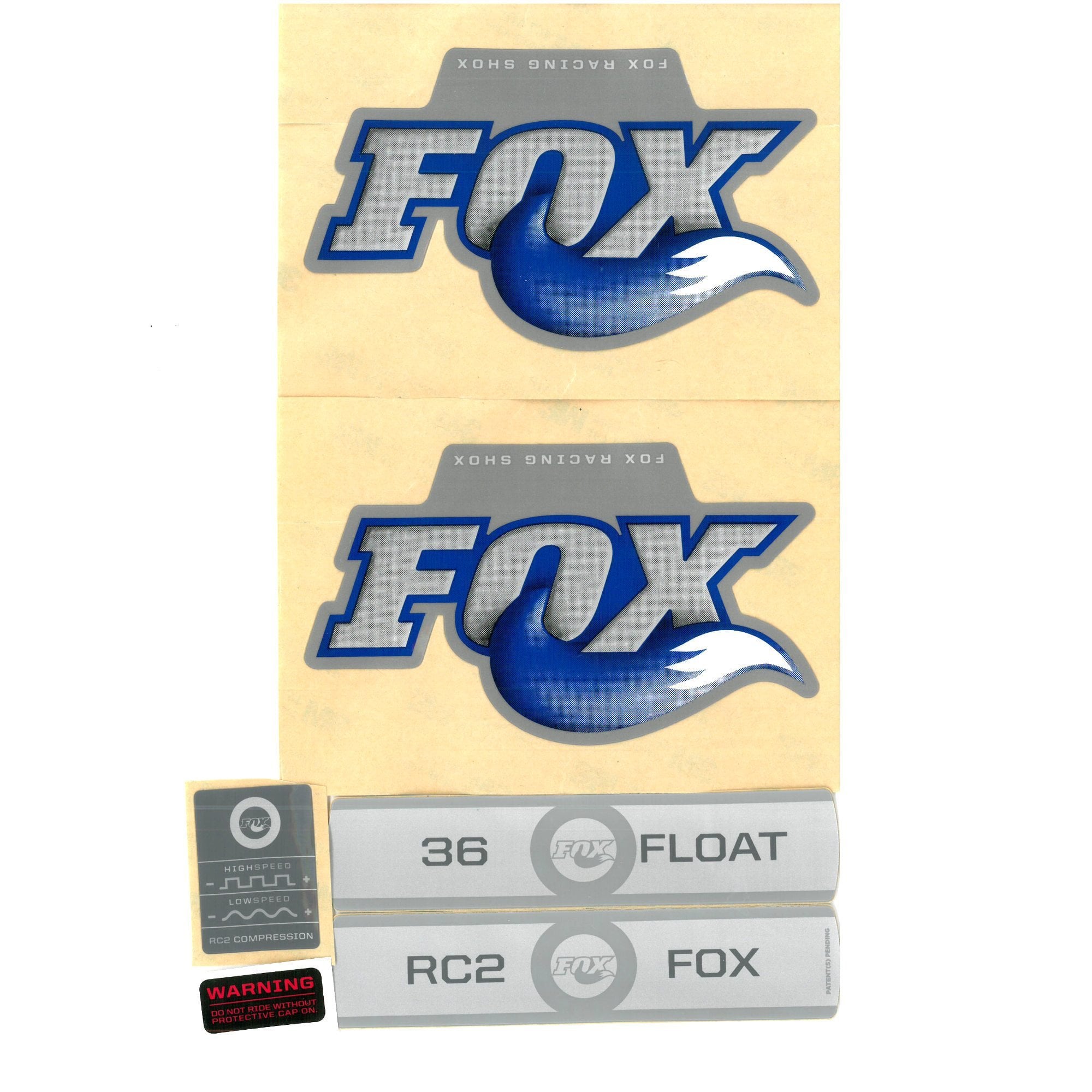 Fox Fork 36 Float R Decal Kit 2009 Titanium Spares & Accesories