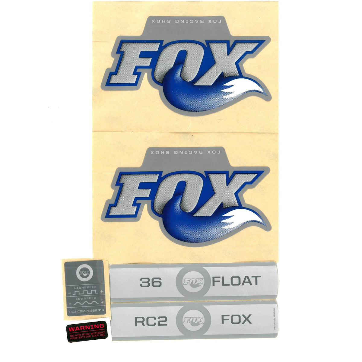 Fox Fork 36 Float R Decal Kit 2009 Titanium Spares & Accesories