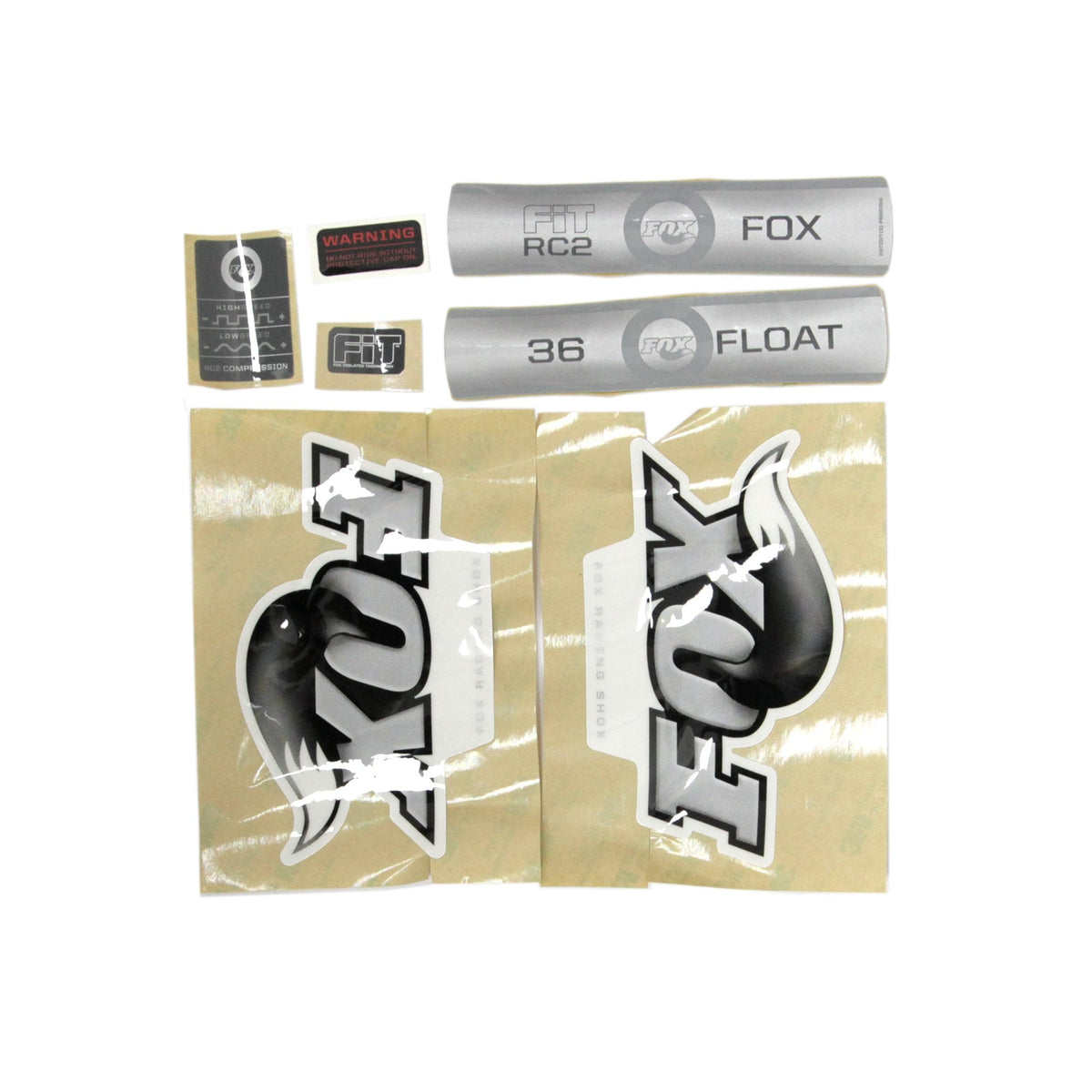 Fox Fork 36 Float Rc2 Fit B/W Decal Kit White 2010 Spares & Accesories