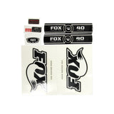 Fox Fork 40 Rc2 Fit B/W Oe Decal Kit Black 2011 Spares & Accesories