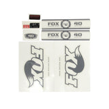 Fox Fork 40 Rc2 Fit Oe Decal Kit Grey 2011 Spares & Accesories