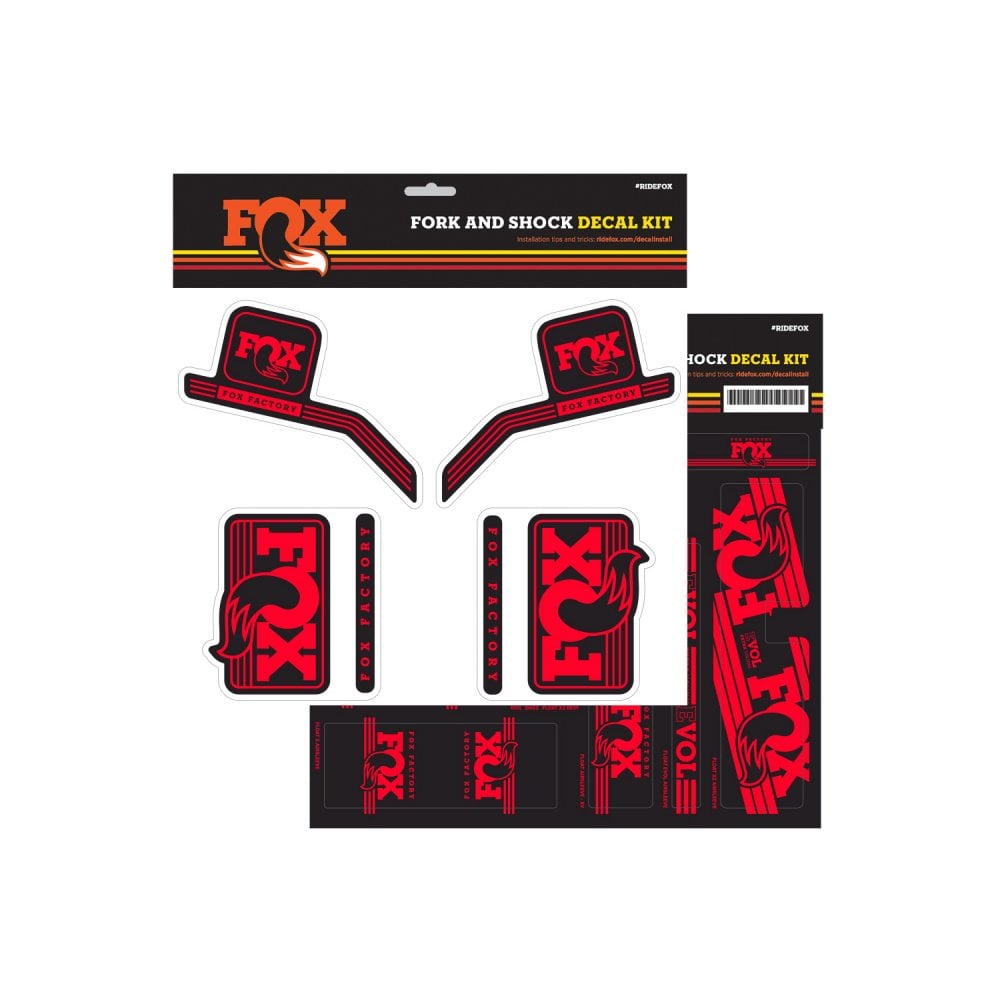 Fox Fork & Shock Decal Kit: Am Heritage 2016 Spares & Accesories