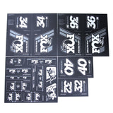 Fox Am Heritage Fork & Shock Decal Kit 2019 Spares & Accesories