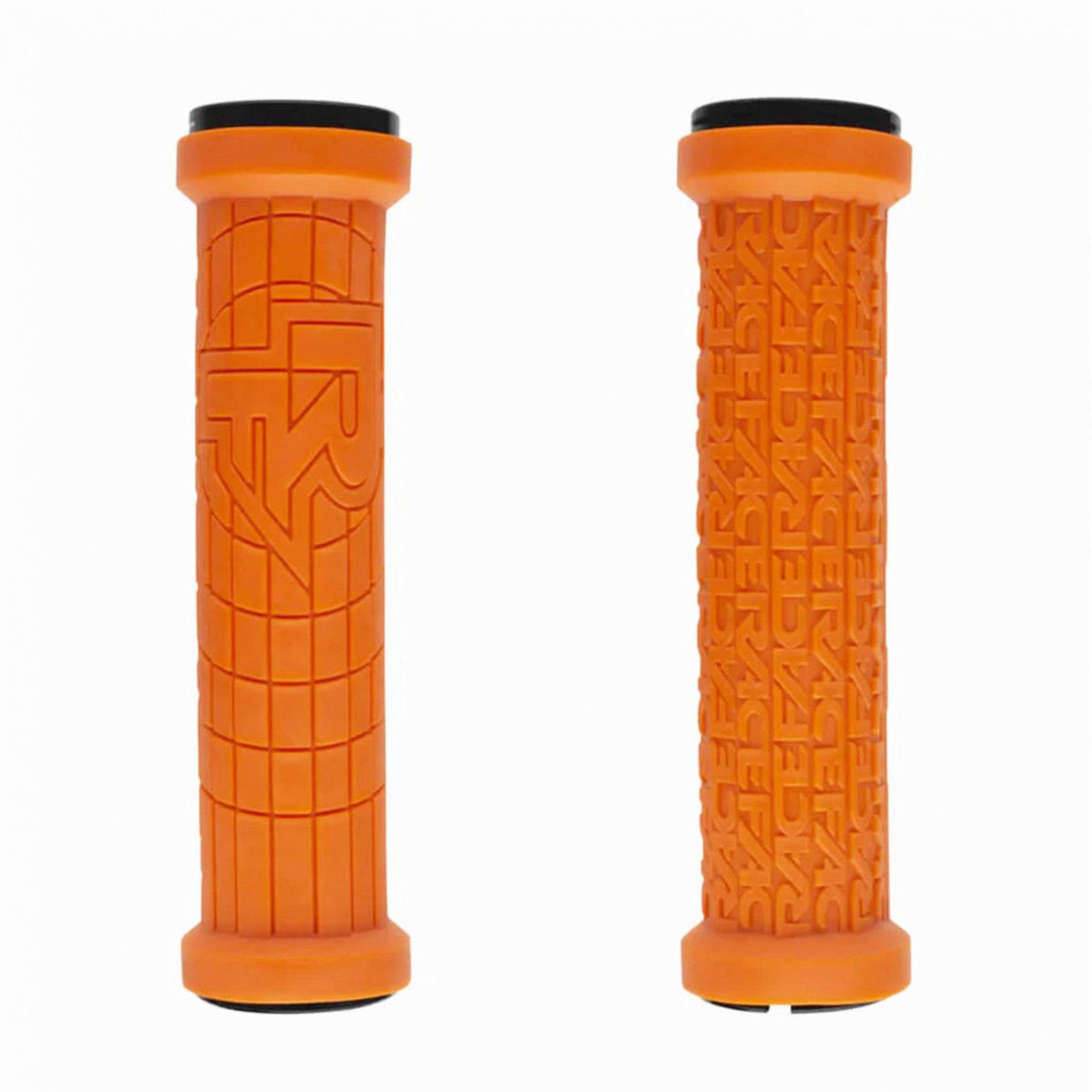 Race Face Grippler lock-on MTB bike handlebar grips with durable rubber and dual lock-on design for secure mountain biking control.