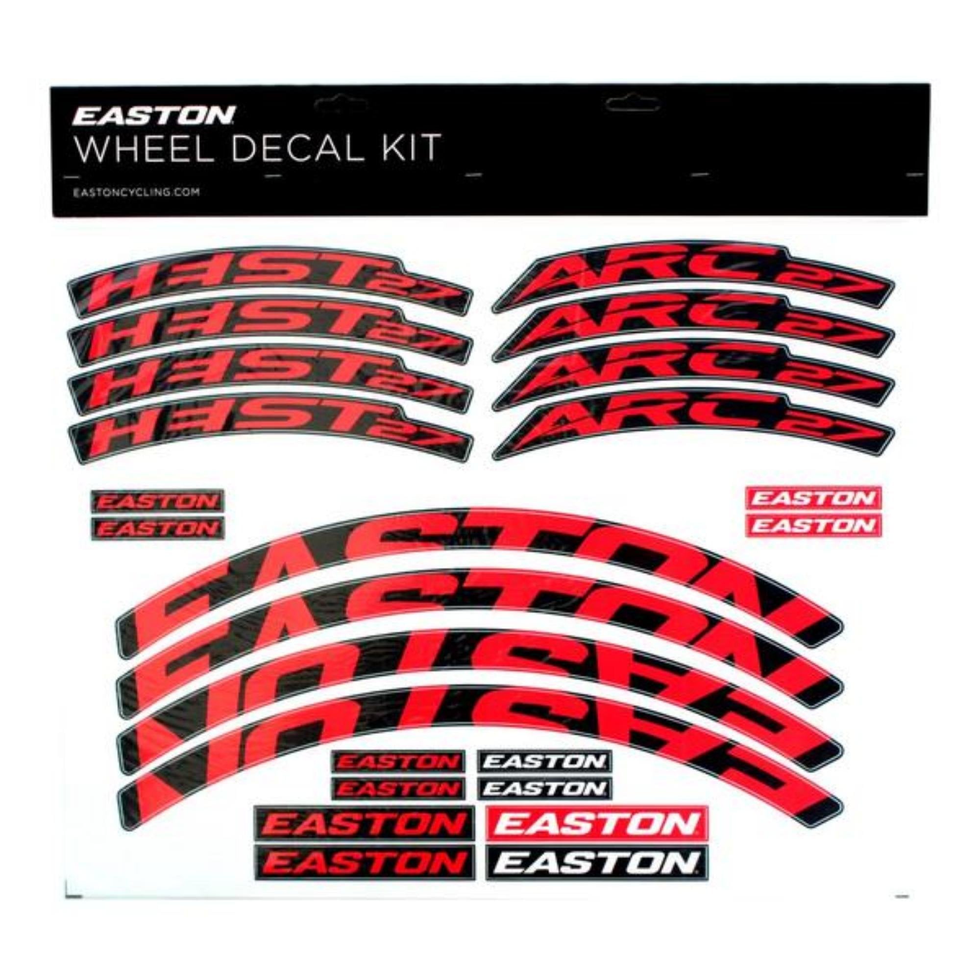 Easton Arc/Heist Wheel Decal Kit Wheel Spares
