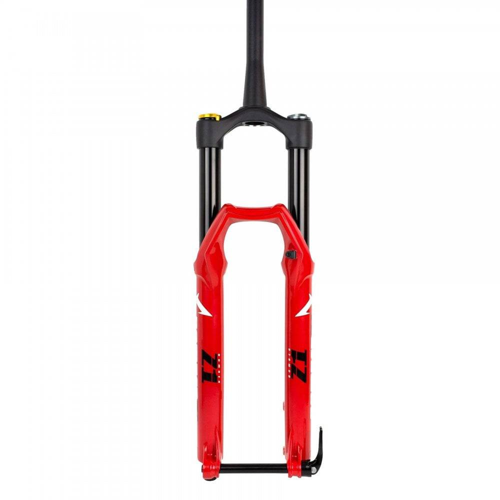 Marzocchi Bomber Z1 2022 MTB fork with tapered suspension and Grip Sweep-Adjust, designed for mountain biking components