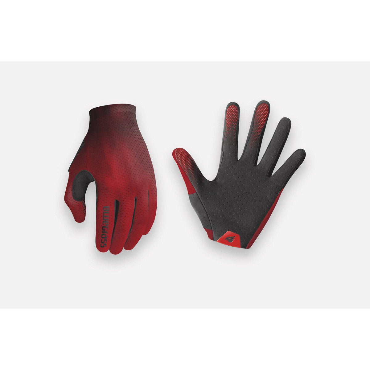 Bluegrass Vapor Lite MTB gloves in blue, lightweight and breathable cycling gloves with touchscreen compatibility, shown close-up.