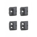 Trek head tube square plug kit with four black frame protection plugs for bicycle component maintenance.