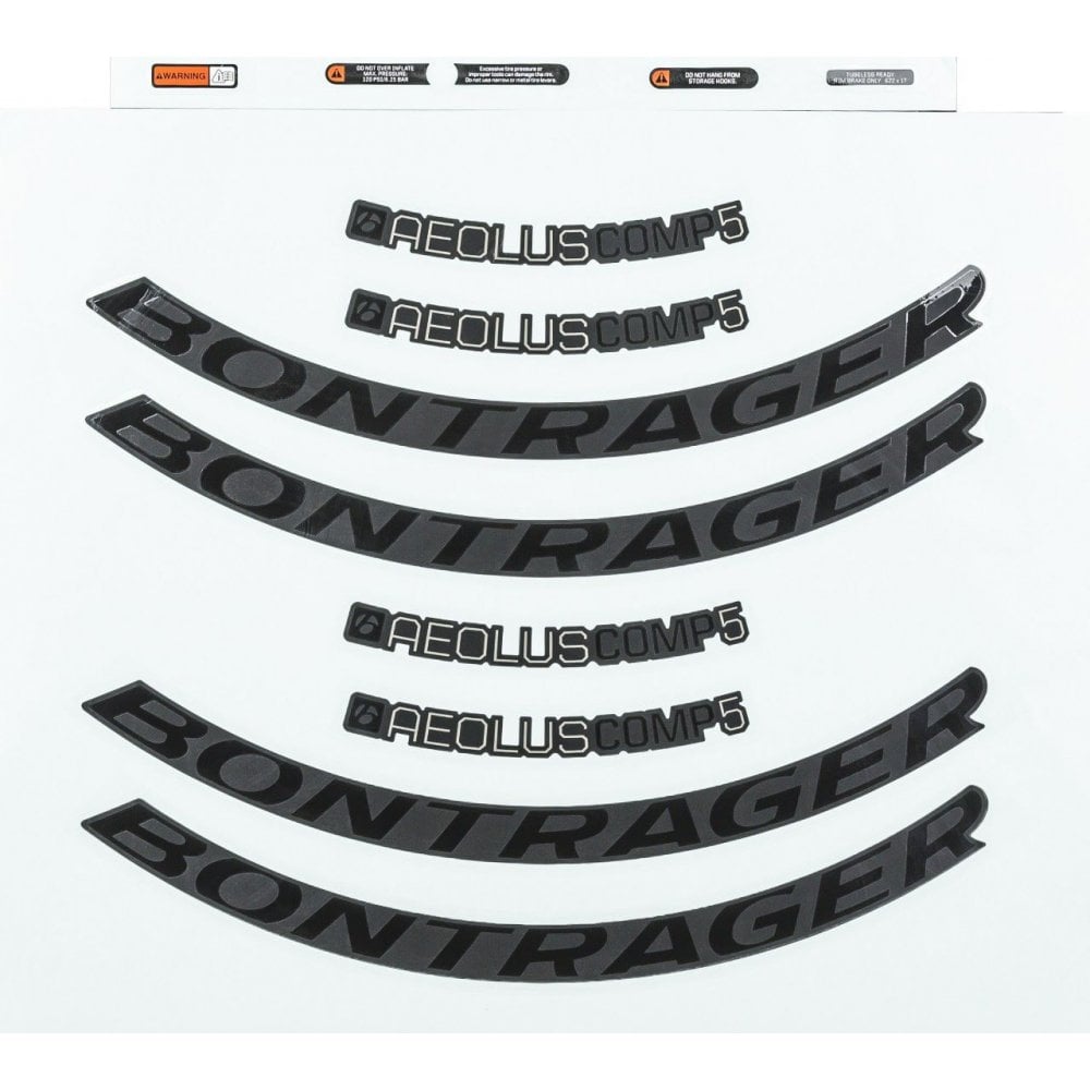 Bontrager Aeolus Comp Rim Decal Sets Wheel Spares