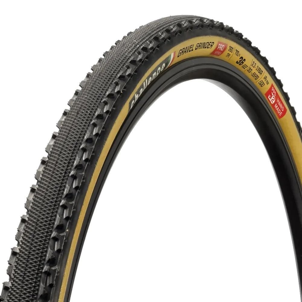 Challenge Gravel Grinder-Pro-H-Cl-Tan-260Tpi-700X36 Tyre