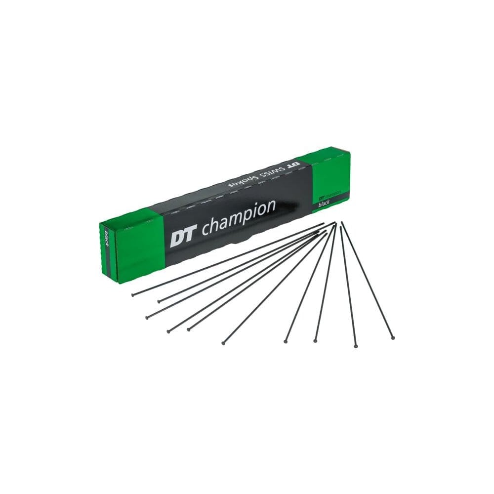 Dt Swiss Champion Straight Pull Black Spokes 14G = 2Mm Box 20 Spoke